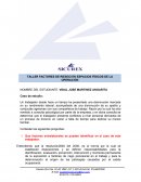 TALLER FACTORES DE RIESGO EN ESPACIOS FÍSICOS DE LA OPERACIÓN