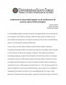 Incidencia de la externalidad negativa: en las movilizaciones de protesta, sobre el tráfico de Bogotá