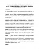 La evaluación sobre la importancia de la estructura política en el municipio que impacta el cambio de personal en cuanto al programa CAIC