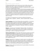 Defina Liderazgo y sus diversos componentes