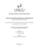 RELACIÓN ENTRE CALIDAD DE SERVICIO Y MOTIVACIÓN EN LA EMPRESA DE TRANSPORTE Y PLUS SERVICIO SRL