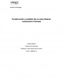 Construcción y análisis de un caso laboral, vocacional o forense
