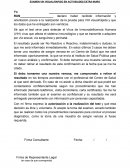 CARTA DE CONSENTIMIENTO INFORMADO O MANIFESTACIÓN DE VOLUNTAD PARA EL EXAMEN VIH VISUAL/RAPIDO EN ACTIVIDADES EXTRA-MURO