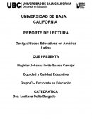 DESIGUALDADES EDUCATIVAS EN SUR AMERICA