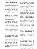 Accionando tu vida. Provisión de Recursos Humanos