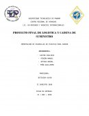 PROYECTO FINAL DE LOGISTICA Y CADENA DE SUMINISTRO