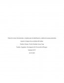 Herramientas y métodos para la identificación y análisis de causas potenciales respecto al origen de un accidente del trabajo