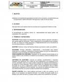 Asistente administrativo/líder de calidad