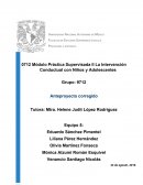 Módulo Práctica Supervisada II La Intervención Conductual con Niños y Adolescentes