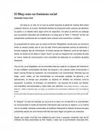 Blog como fenómeno social. Página 1