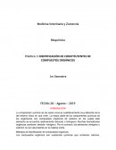 IDENTIFICACIÓN DE CONSTITUYENTES DE COMPUESTOS ORGÁNICOS