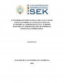 ANALISIS ECONOMICO ECUADOR 2018