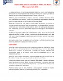 Análisis de la película “Pasante de moda”