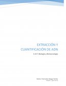 Extracción y cuantificación de ADN