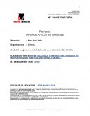 Proyecto: INFORME AVALÚO DE INMUEBLE