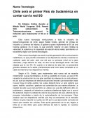 Chile será el primer País de Sudamérica en contar con la red 5G