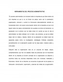 ENSAYO HERRAMIENTAS DE PROCESO ADMINISTRATIVO