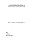 PROCESOS BÁSICOS DEL PENSAMIENTO