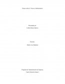 Ensayo sobre el Proceso Administrativo