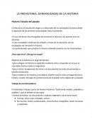 La prehistoria generalidades de la historia