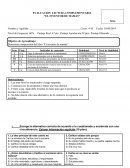 EVALUACIÓN LECTURA COMPLEMENTARIA “EL INVENTOR DE MAMÁS”