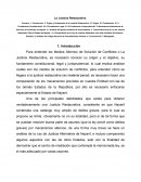 Justicia restaurativa