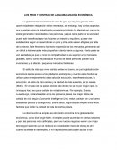 Los pros y contras de la globalización económica