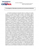 Naturaleza económica de la educación