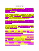 Discurso de despedida Generación 2011-1014