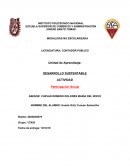 DESARROLLO SUSTENTABLE ACTIVIDAD