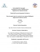 Título Del Proyecto Integrador De Saberes: Plan de negocio para la creación de una empresa Holding de empresas del comercio exterior.