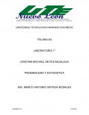 LABORATORIO 1° PROBABILIDAD Y ESTADISTICA
