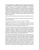 El conocimiento no es posible si no hay un grupo para verificarlo