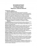 Regulación y Operación Bancaria