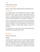 Modelo de gestión empresarial
