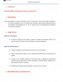 Informe Salida a Encuesta de casas en la Zona 167