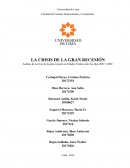 Análisis de la crisis de la gran recesión en Estados Unidos entre los años 2007 y 2009