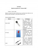 Actividad: Reporte de práctica con “Sensor LM35”