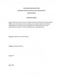 Análisis de los informes de los Estados Financieros del Ministerio de presupuesto federal