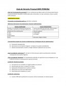Guía de Derecho Procesal BIEN PERRONA