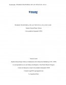 TRABAJO TRASVERSAL DE LAS TICS EN EL AULA DE CLASE