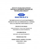 Implementacion de un plan de mantenimiento preventivo para los compresores de la empresa textil