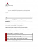 PAUTA DE EVALUACIÓN SEGUNDO AVANCE PROYECTO DE INVESTIGACIÓN