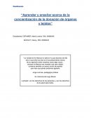 Planificación “Aprender y enseñar acerca de la concientización de la donación de órganos y tejidos”