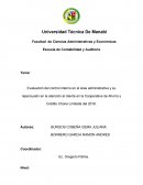 Evaluación del control interno en el área administrativa y su repercusión en la atención al cliente en la Cooperativa de Ahorro y Crédito Chone Limitada del 2018
