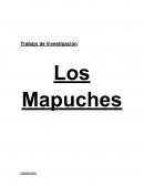 Trabajo de investigación: Los Mapuches