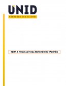 TEMA 4. NUEVA LEY DEL MERCADO DE VALORES