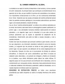 CAMBIO AMBIENTAL GLOBAL