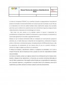 Manual Técnico de Limpieza y Desinfección de Áreas, empresa VITALIM C.A