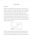 Modelo de Malthus Marco teórico